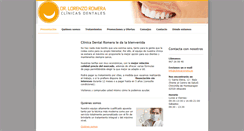 Desktop Screenshot of clinicadentalromera.com
